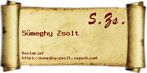 Sümeghy Zsolt névjegykártya